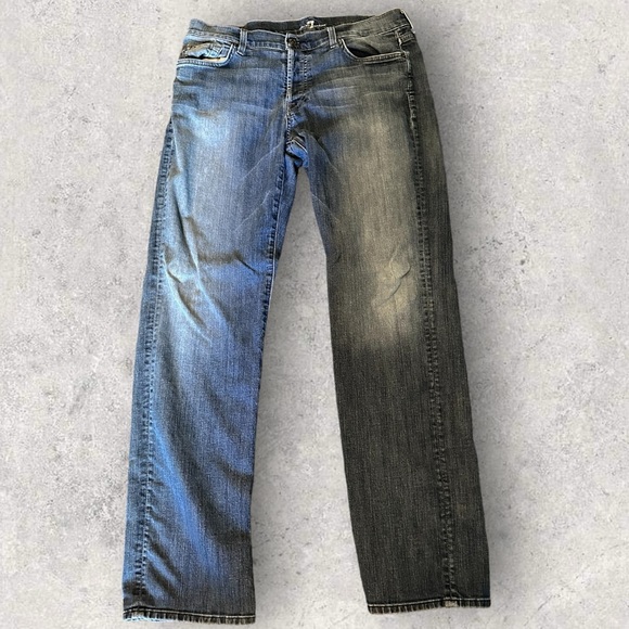 7 for all mankind standard - men’s straight jeans - Picture 1 of 6